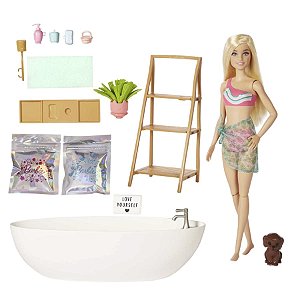 Boneca Barbie - Banho De Espumas - HKT92 - Mattel