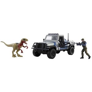Jurassic World - Dinossauro Atrociraptor e Veículo - HKY13 - Mattel