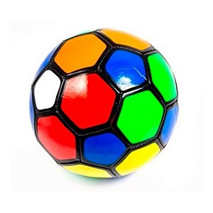 Mini Bola De Futebol N 2 - Colorida - RJB2794 - Elite Imports