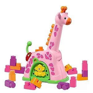 Blocos de Montar - Girafa de Atividades Rosa - Baby Land - 8024 - Cardoso