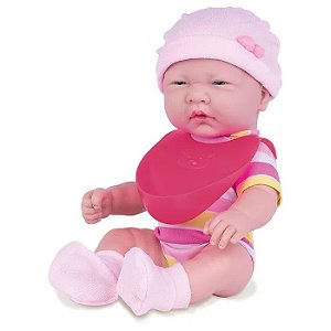 Coleção Ninos - Boneca Bebê Reborn Boca Aberta 50 Cm - Cotiplás 2211