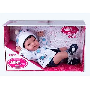 Bebe Reborn Som de Bebê Coleção Ninos 50Cm - 2211 - Cotiplas