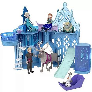 Boneca Frozen II Disney Elsa Passeio com Olaf com Acessórios