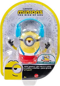 Boneco Minions - Patins Girando - Stuart - GMD90 - Mattel