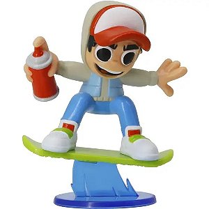 Kit Subway Surfers Spray Jake + Mini Sneakers + Boneco Jake - Bang