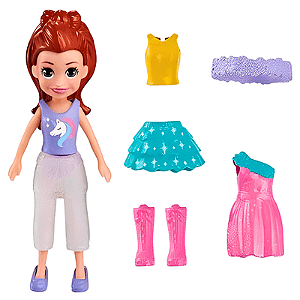 Polly Pocket - Pacote de Modas 19 Peças Hkv90 - MP Brinquedos