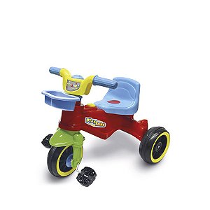 Triciclo Infantil Com Empurrador Velocita Classic Rosa - Bom Preço