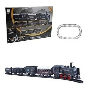 Super Trilho Locomotiva - Trilhos E Vagões - Detalhes Realistas - ZP00170 - Zoop Toys