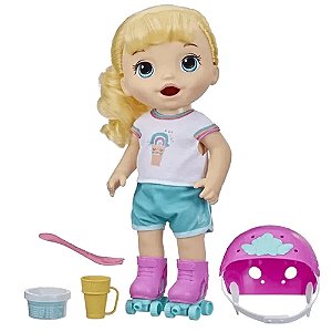 Boneca Baby Alive Loira De Patins - F5354 - Hasbro