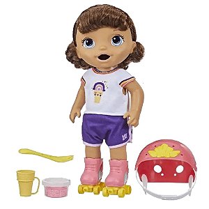 Boneca Baby Alive Morena De Patins - F5354 - Hasbro