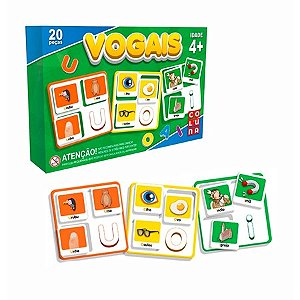 Jogo Educativo EDUCA Aprender é Divertido Vogais (Idade Mínima Recomendada: 3  anos)