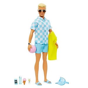 Barbie O Filme Boneco Ken Dia de Praia - HPL72 - Mattel