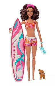 Barbie o Filme Boneca Surfista Com Acessórios - HPT49 Mattel