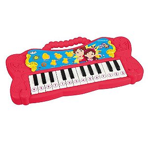 Teclado Musical Maria Clara e JP com Luz e Som Multikids - BR1612