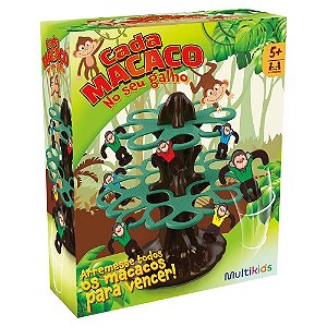 Jogo Cada Macaco No Seu Galho - BR1775 - Multikids