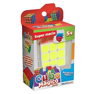 Jogo Cubo Mágico 3x3 - BR1779 Multikids