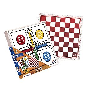 Jogo Dama e Ludo - 65509 - Xalingo - Real Brinquedos