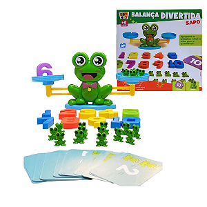 Balança Numérica Divertida Sapo Jogo Infantil Educativo - 336.51.128 - Toy Mix