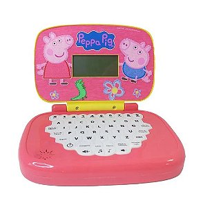 Laptop Infantil Educativo - Peppa Pig Bilíngue - 1515 Candide