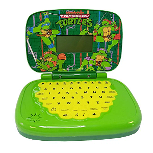 Laptop Infantil Educativo Tartarugas Ninja Bilíngue - 7450 - Candide