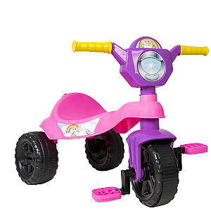 Kendy, Triciclo Infantil, Kemotoca BABY DOG VERMELHA, com Haste