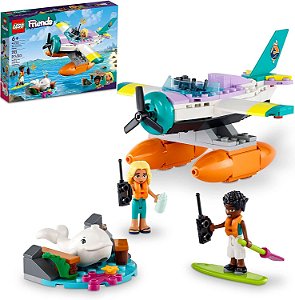 Lego Friends 203 peças - Avião de Resgate Marítimo - 41752 Lego