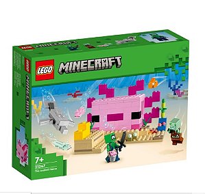 Lego Minecraft 242 peças - A Casa do Axolotl - 21247 Lego