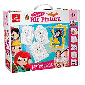 Super Kit Pintura Princesas - 2570 - Brincadeira De Criança