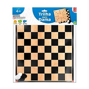 Jogo 3 em 1 ludo dama e trilha Pais & Filhos - Ibyte