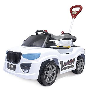 Carrinho Passeio e Pedal BM CAR - Branco - 3181 - Maral