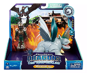 Boneco Como Treinar Seu Dragão - Dangelo + Plowhorn - 3501 - Sunny
