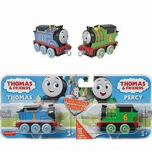 Thomas e Seus Amigos Trem Metalizado - Thomas e Percy - HMK50 - Mattel