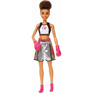 Boneca Barbie Profissões Lutadora De Boxe - Boxeadora -  DVF50 - Mattel