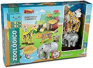 Blocos De Construção - Zoológico - ZP00748 - Zoop Toys