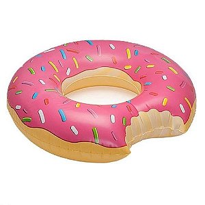 Boia Inflável - Donut Rosquinha Rosa 60cm  - WS6040 - Wellmix