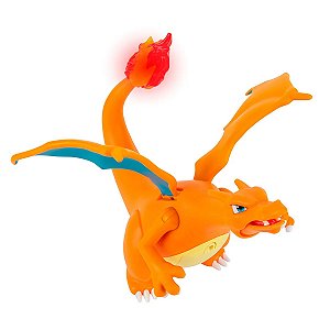 Pokemon - Figura De Luxo Chama e Voo Do Charizard - 3296 - Sunny