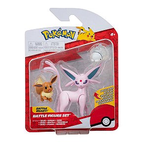 Pokémon Figuras de Ação - Eevee, Espeon e Snom - 2603 - Sunny