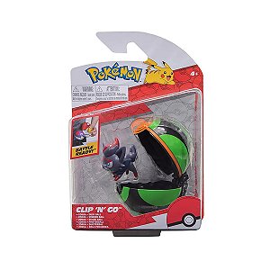 Boneco Pokémon Zorua + Pokébola - 2606 - Sunny