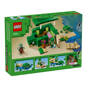 Lego Minecraft - A Casa Tartaruga de Praia 234 peças - 21254