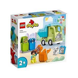 Lego Duplo - Caminhão De Reciclagem - 15 Peças - 10987 - Lego