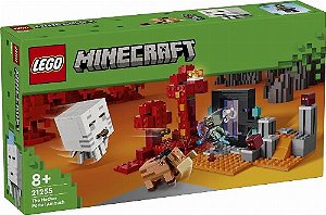 Lego Minecraft - A Emboscada no Portal do Nether 352 peças- 21255