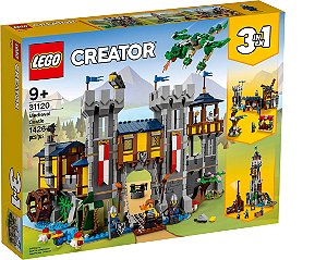 Lego Creator 3 Em 1 - Castelo Medieval - 1426 Peças - 31120 - Lego