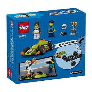 Lego City - Carro De Corrida Verde - 56 Peças - 60399 - Lego
