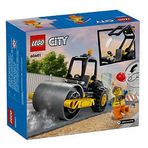 Lego City - Rolo Compressor De Construção - 78 Peças - 60401 - Lego