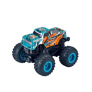 Monster Truck C/ Luz e Som - Fricção - Azul - 9164 - Zippy Toys