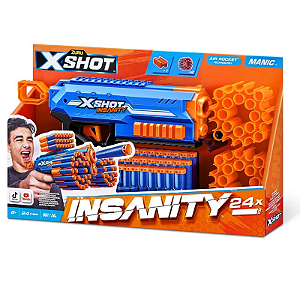 Lançador de Dardos X-Shot - Insanity Maniac Pistol - 5640 - Candide