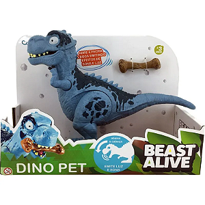 Beast Alive Dino Pet - Dinossauro Azul - 1138 - Candide