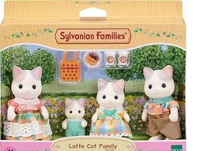 Sylvanian Families Conjunto Família Dos Gatos De Leite - 5738 - Epoch