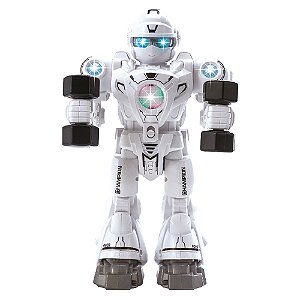 Robô Atleta Com Som e Luz 26 cm - DMT5365 - Dm Toys