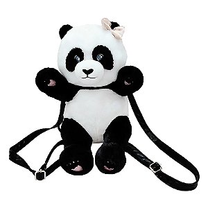 Pelúcia Amigos do Coração Bichos 2 em 1 - Panda - DMT6525 - Dm Toys
